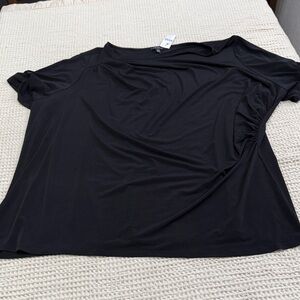 Women’s Plus Size Black Dress Top